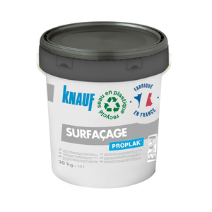 ENDUIT PROPLAK SURFACAGE GRIS 20kg /17L PRET A L'EMPLOI KNAUF